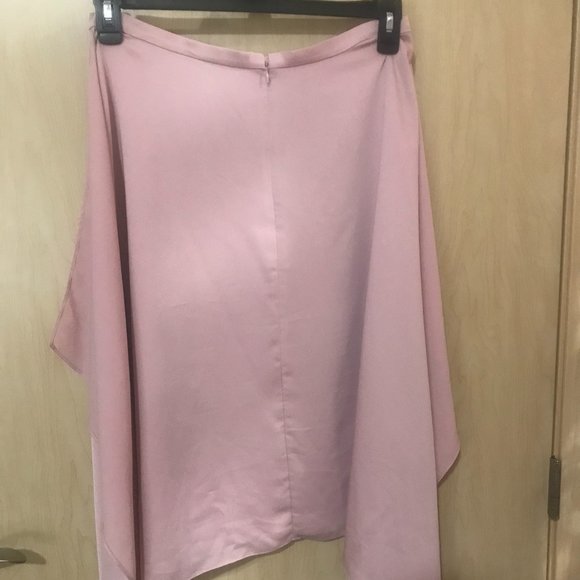 ROSE PINK HANDKERCHIEF SKIRT - Picture 2 of 4